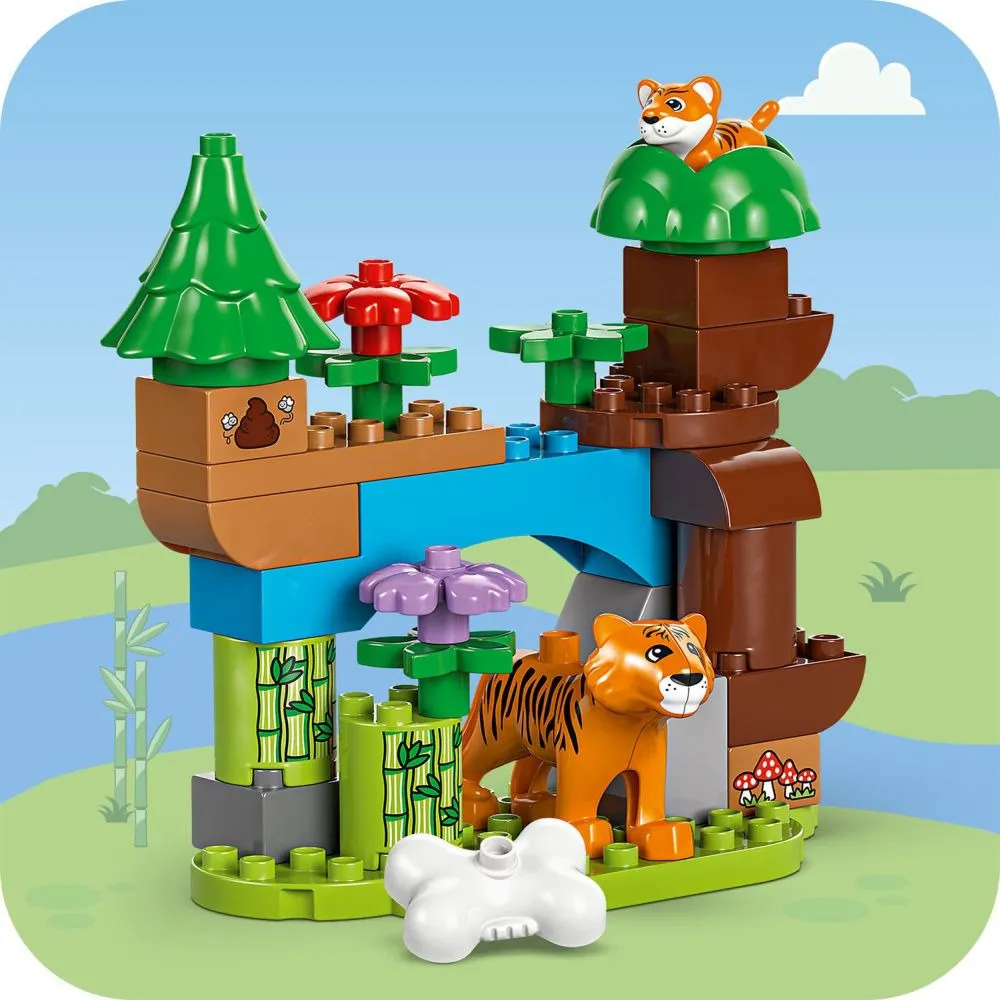 DUPLO® 10446 Famílias de animais selvagens 3 em 1