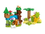 DUPLO® 10446 Famílias de animais selvagens 3 em 1