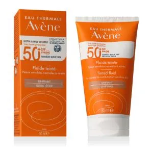 Avène Eau Thermale Fluido com Cor FPS 50+