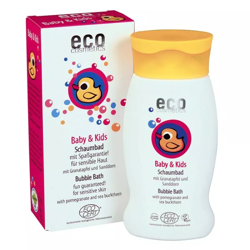Eco Cosmetics Bebé Banho de Bolha BIO (200 ml) - com romã e espinheiro-marinho