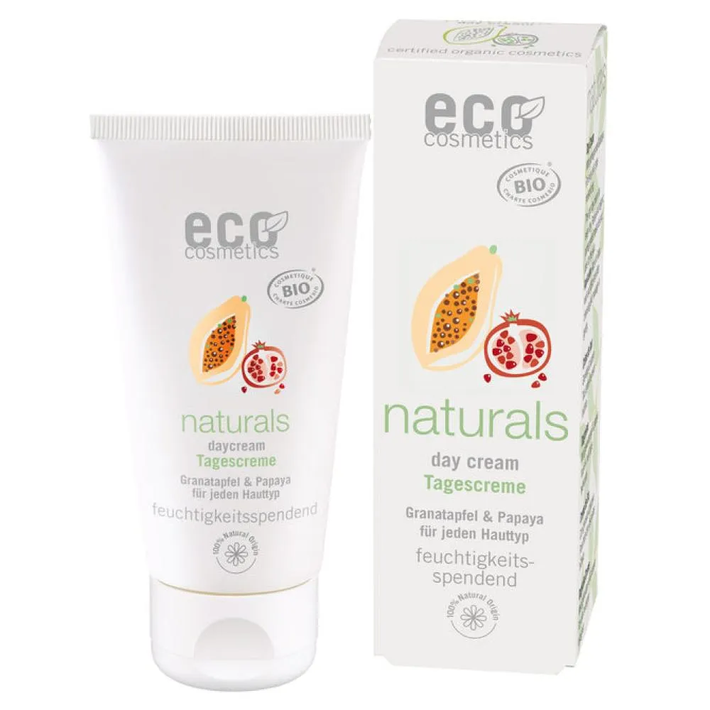 Eco Cosmetics Creme de dia BIO (50 ml) - com romã e papaia