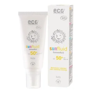 Eco Cosmetics Fluido Protetor Solar Infantil SPF 50+ BIO (100 ml) - com filtro mineral natural
