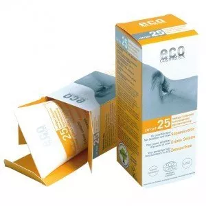 Eco Cosmetics Protector solar FPS 25 BIO (75 ml) - 100% natural, com filtros minerais