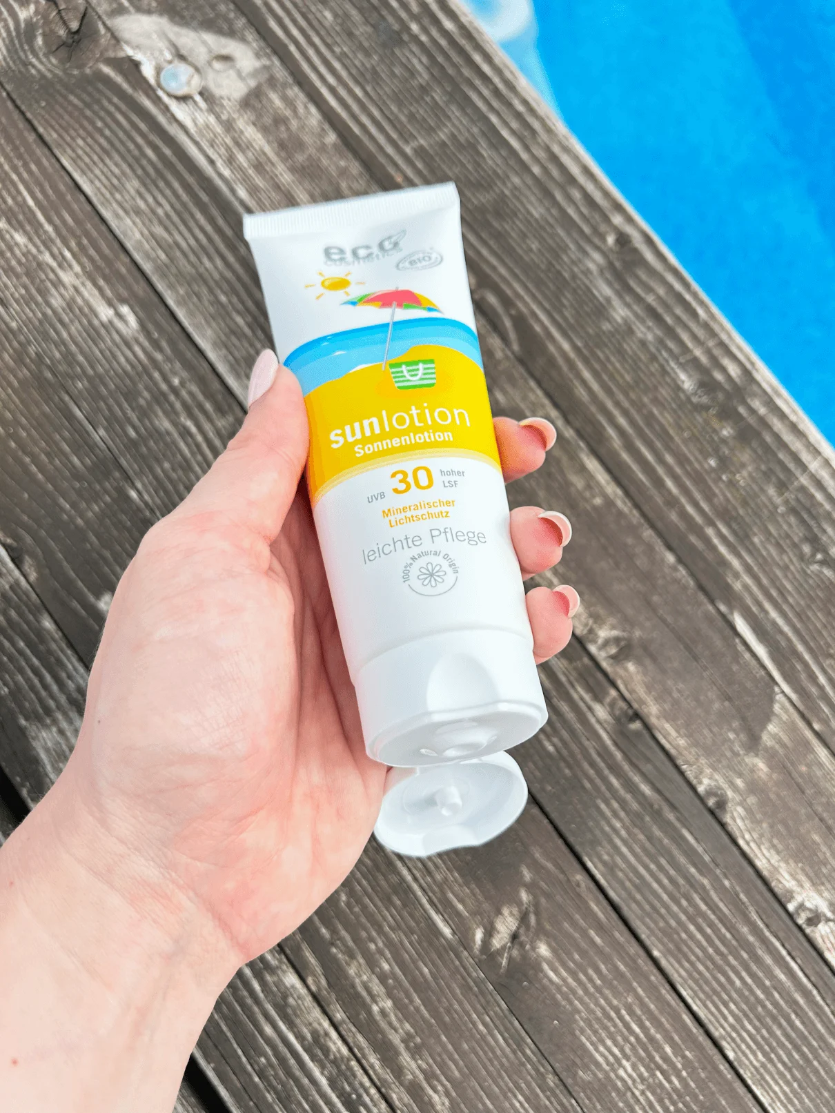 Eco Cosmetics Leite solar SPF 30 BIO (125 ml) - com óxido de zinco