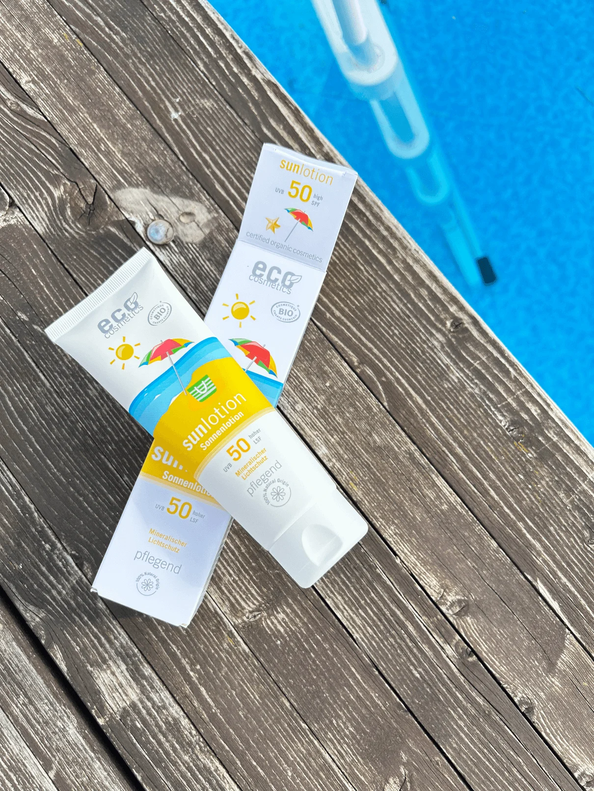 Eco Cosmetics Leite solar SPF 50 BIO (125 ml) - com filtros minerais naturais