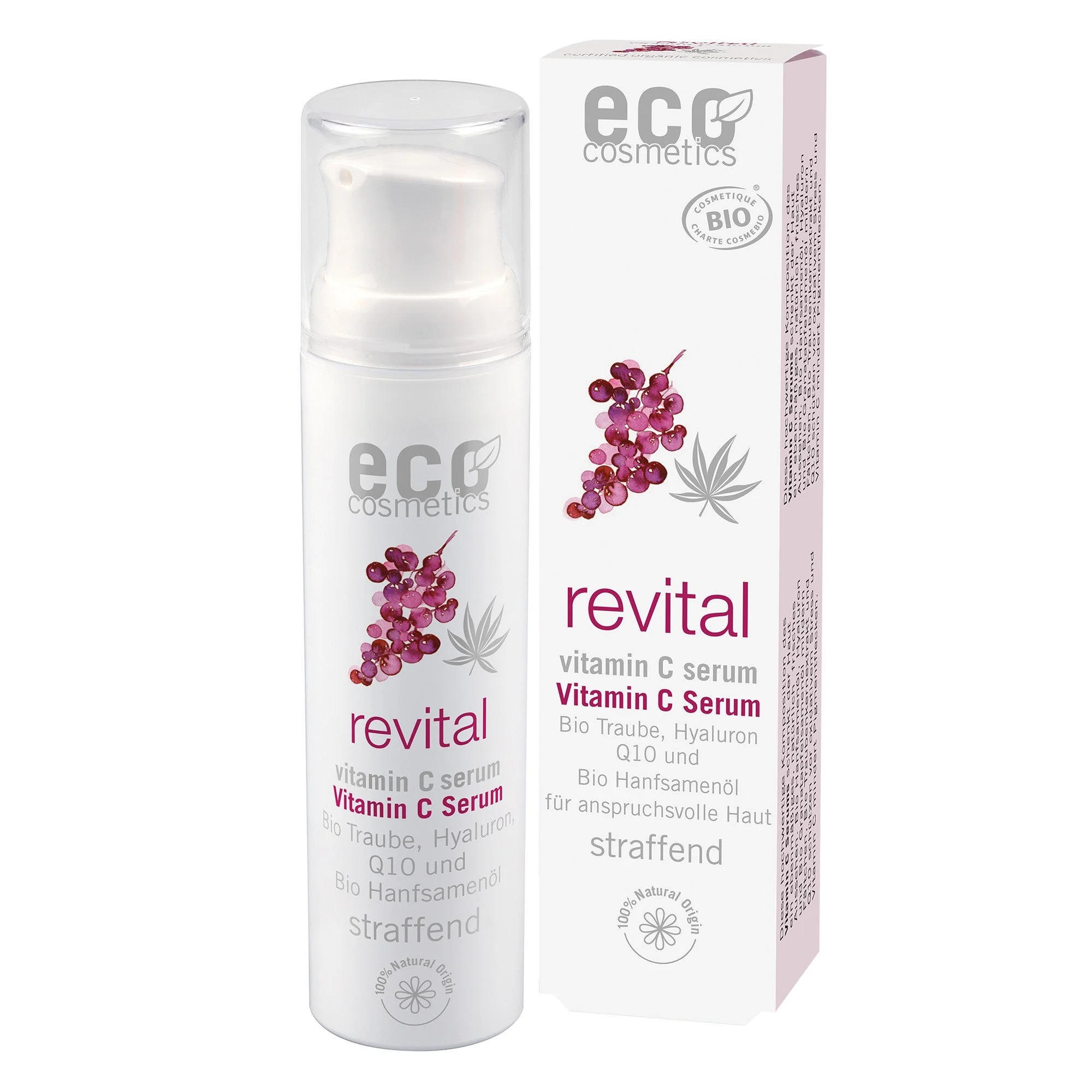 Eco Cosmetics Revital Sérum Facial Vitamina C BIO (30 ml) - para pele exigente