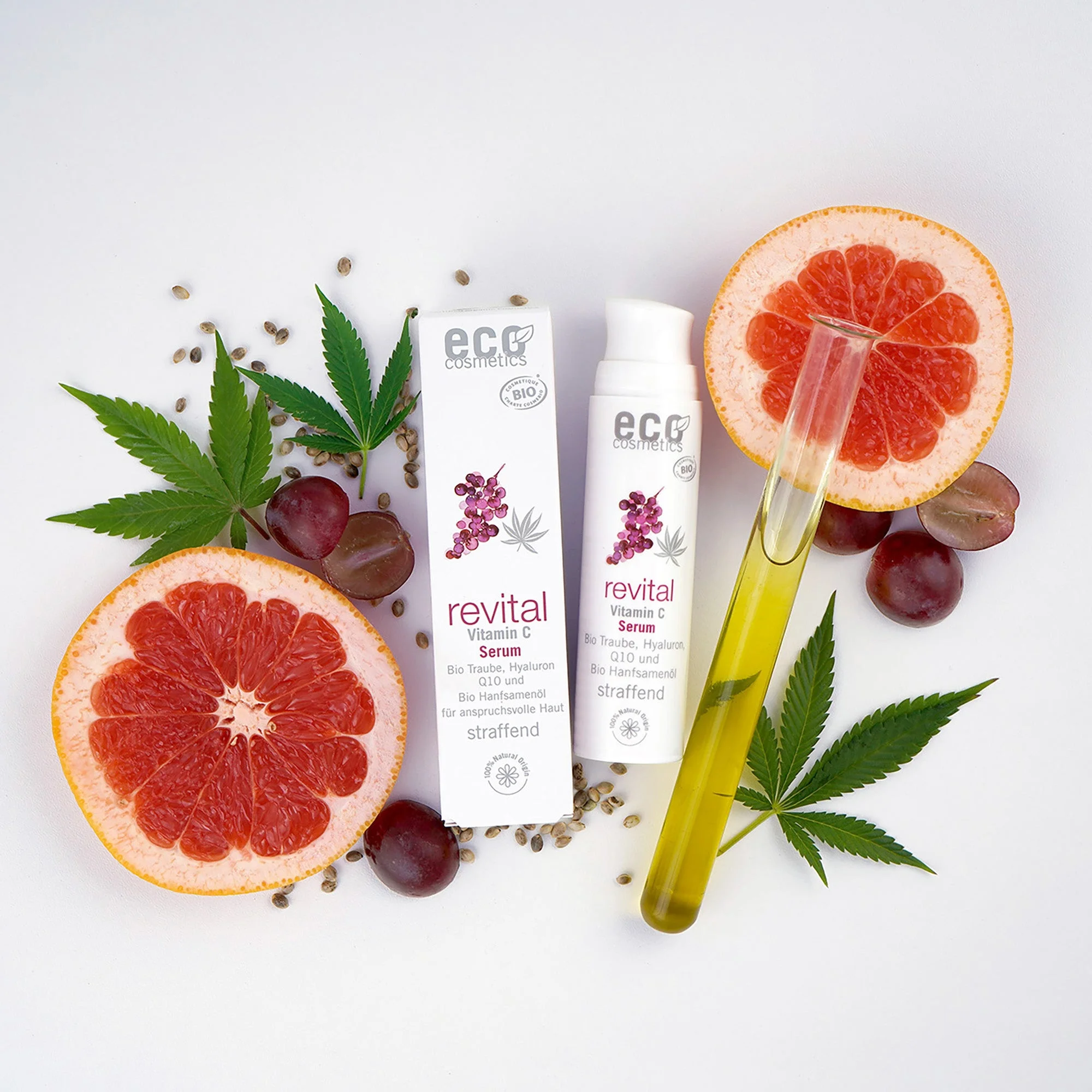 Eco Cosmetics Revital Sérum Facial Vitamina C BIO (30 ml) - para pele exigente