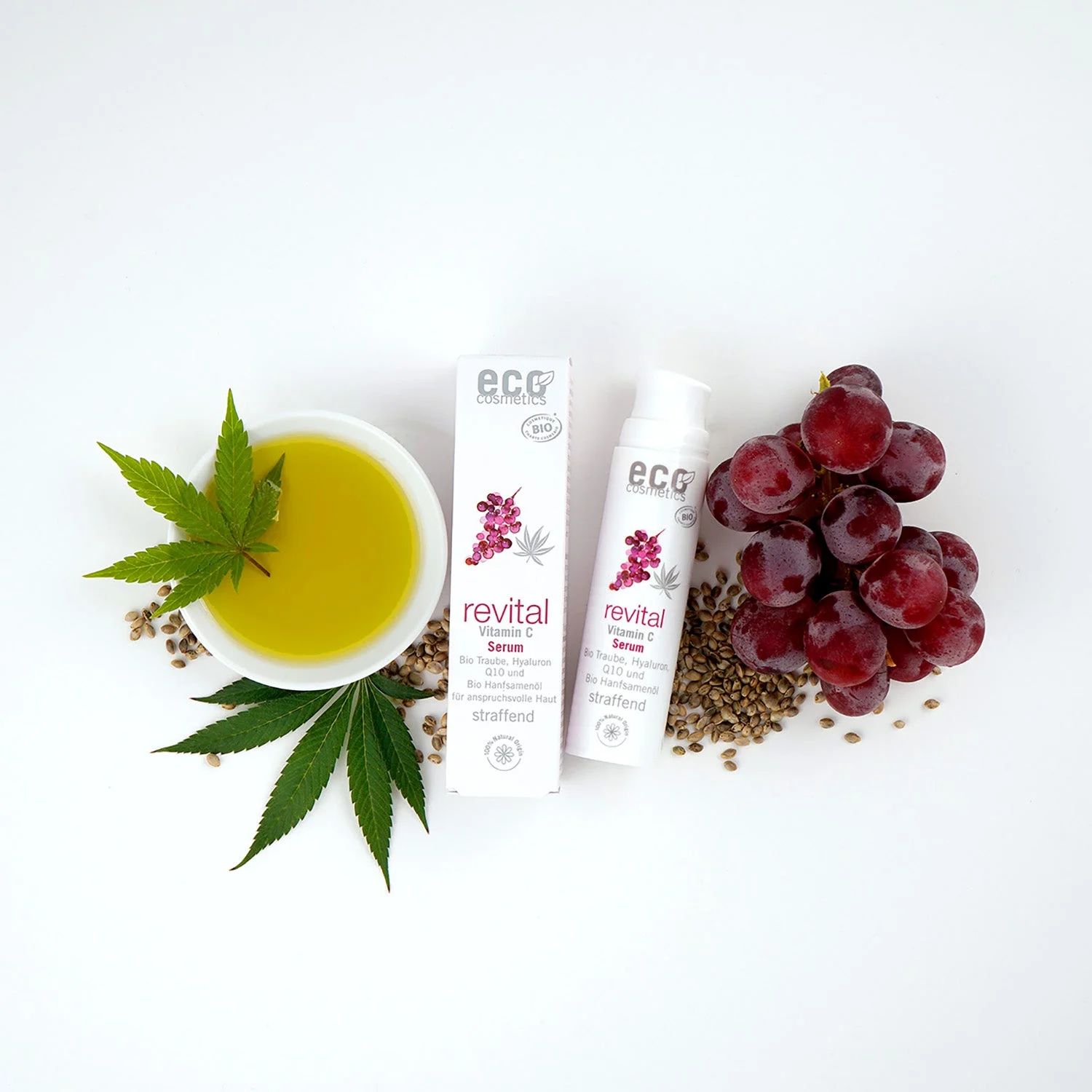 Eco Cosmetics Revital Sérum Facial Vitamina C BIO (30 ml) - para pele exigente