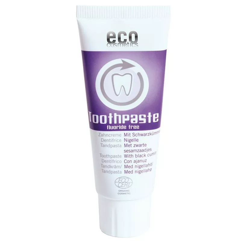Eco Cosmetics Dentífrico de amora orgânica (75 ml) - sem flúor