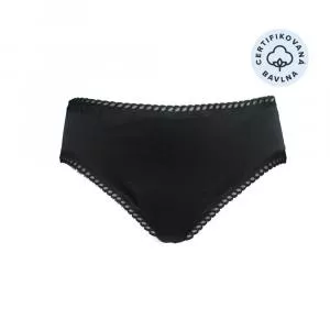 Ecodis Anaé by Menstrual Panties Calcinha para menstruação ligeira - preto XL - em algodão orgânico certificado