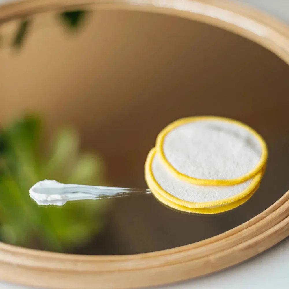 Ecodis Anaé por tampões desmaquilhantes laváveis (10 unid.) - feitos de bio-algodão macio