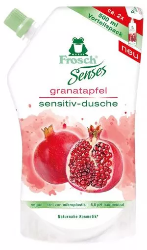 Frosch EKO Senses Gel de duche Romã - recarga (500ml)