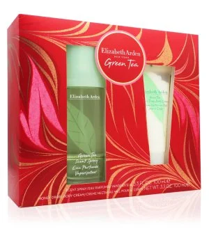 Elizabeth Arden Green Tea conjunto de presente 100 ml + creme corporal Honey Drops eau de toilette para mulher