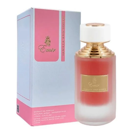 Baunilha e Rosas Eau de Parfum para mulheres 75 ml
