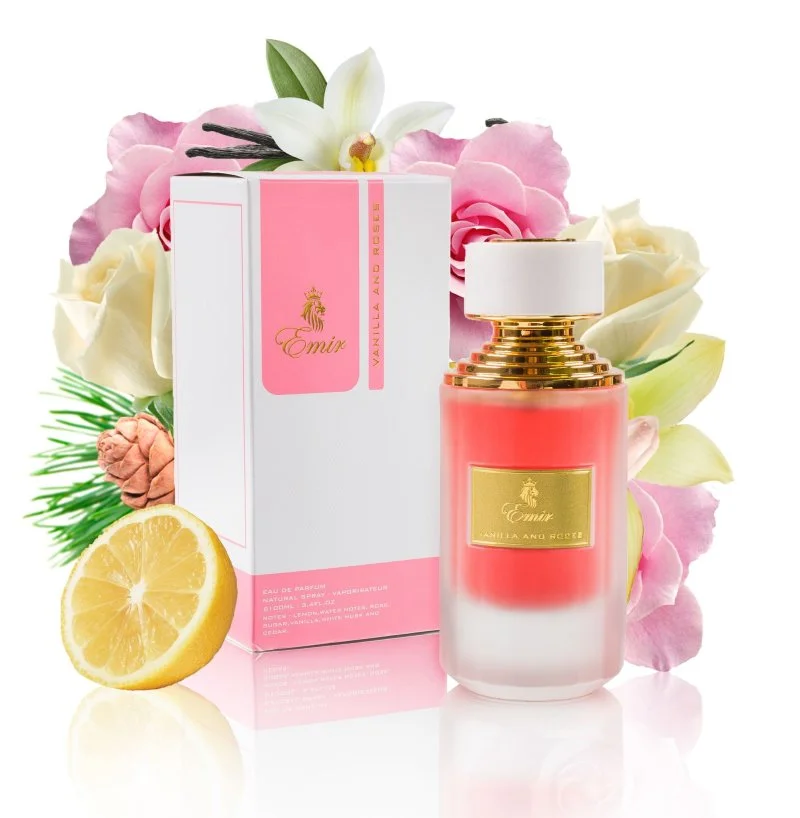 Baunilha e Rosas Eau de Parfum para mulheres 75 ml