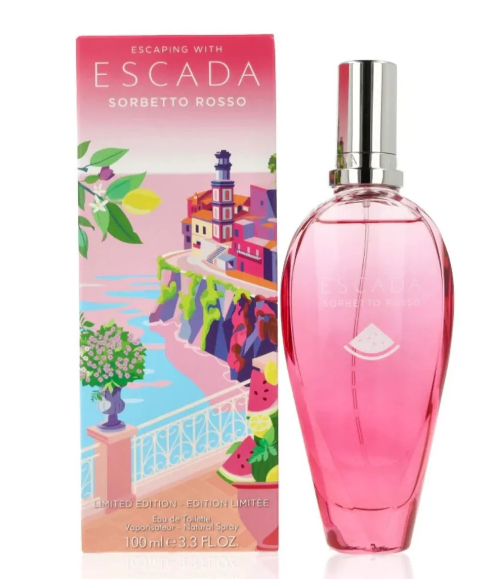 Escaping With Escada Sorbetto Rosso eau de toilette para mulheres 100 ml