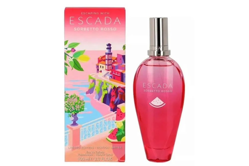 Escaping With Escada Sorbetto Rosso eau de toilette para mulheres 100 ml