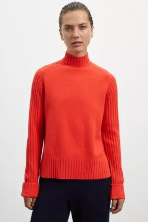 Ecoalf Eucaliptoalf knit woman vibrant red