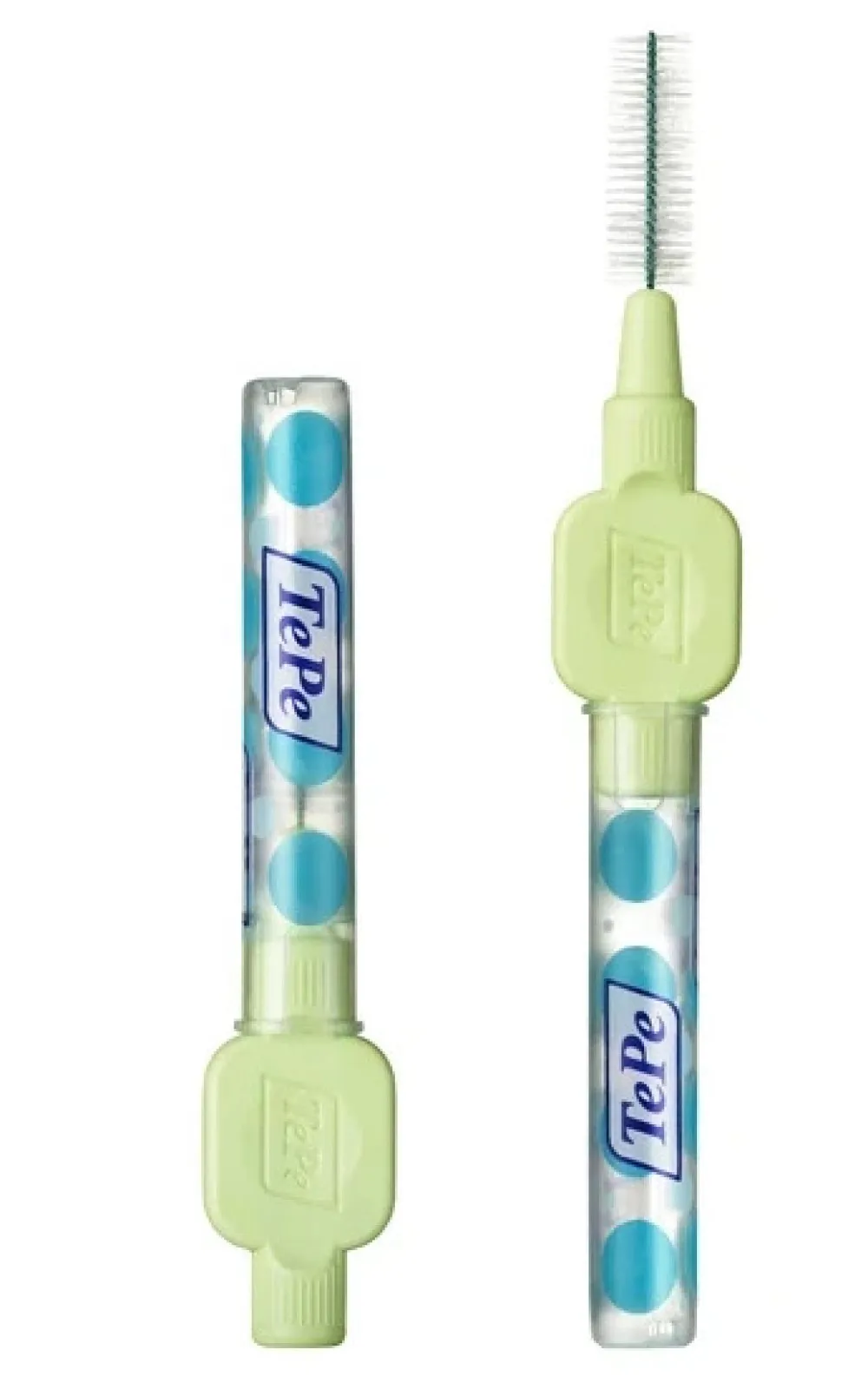 Escovas interdentais extra macias 5 verdes (0,8 mm) 8 unidades