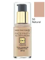 Facefinity Base 3 em 1 - 50 Natural 30 ml