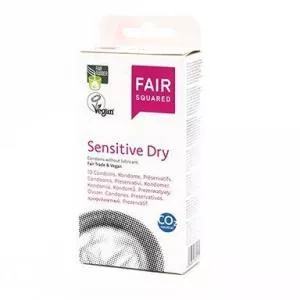 Fair Squared Condom Sensitive Dry (10 pcs) - vegan e comércio justo