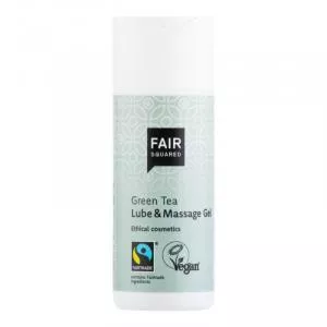 Fair Squared Gel lubrificante e de massagem com chá verde (150 ml) - vegan e comércio justo