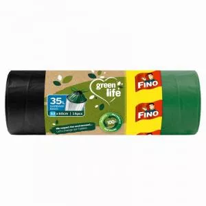 FINO Sacos do lixo retrácteis Green Life - 35 l (15 pcs)