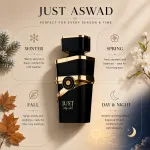 Just Aswad eau de parfum para homens 100 ml