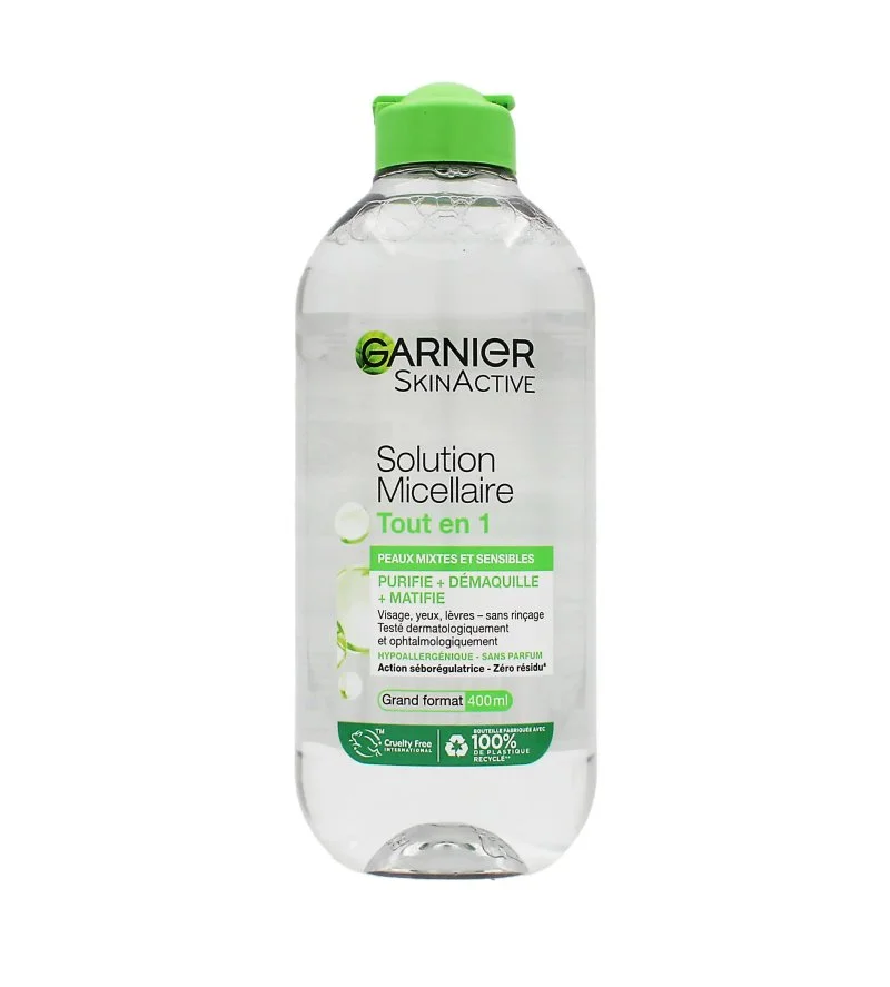 SkinActive All-in-1 Micellar Solution água micelar para pele mista e sensível 400 ml