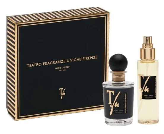 Box Nero Divino Sticks Ml.100 Fragrância para Casa + Spray Ml.100 Fragrância para Tecidos