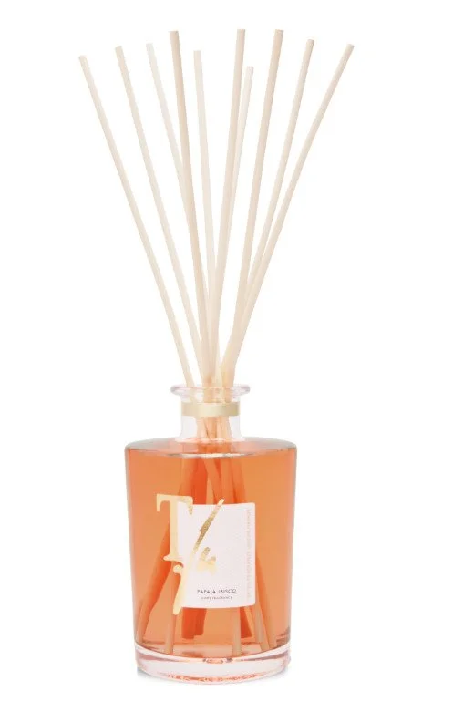 Caixa Papaia Hibisco Varetas 1500 ml Vaso Transparente - Tfu