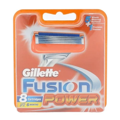 Fusion Power lâminas de reposição 8 unidades para homens