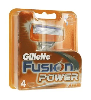 Gillette Fusion Power lâminas de reposição 4 unidades para homens