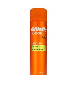 Fusion gel de barbear para pele sensível para homens