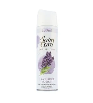 Gillette Satin Care Lavender Touch gel de barbear para pele normal