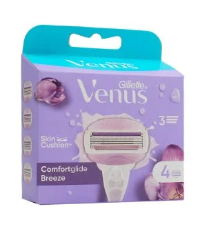 Gillette Venus Comfortglide Breeze recargas 4 unidades