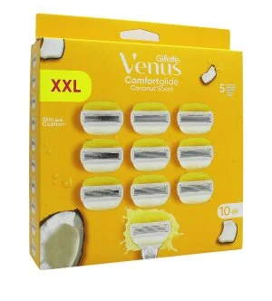 Gillette Venus Comfortglide Coco & Olay lâminas de reposição 10 unidades