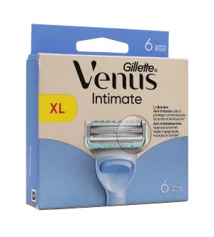 Gillette Venus Intimate lâminas de reposição 6 unidades