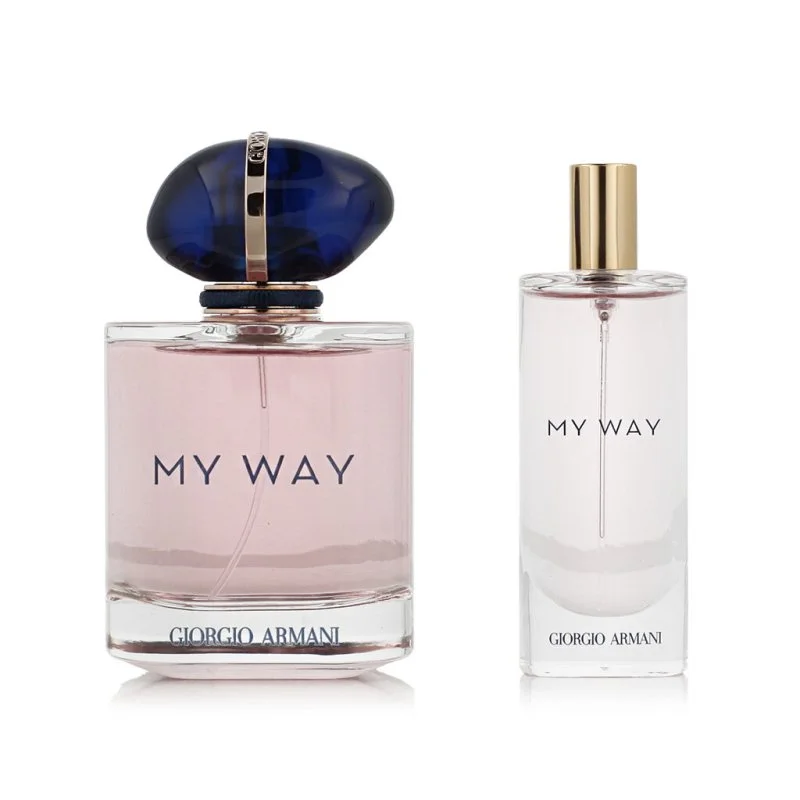 Giorgio Armani My Way 15 ml + Eau de Parfum (EDP) recarregável para mulheres 90 ml