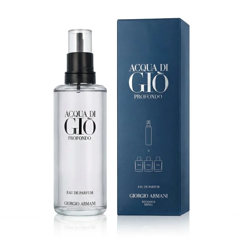 Acqua di Giò Profondo recarga água de perfume para homem 150 ml