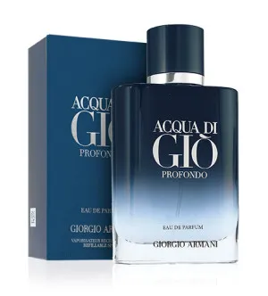 Giorgio Armani Acqua di Gio Profondo eau de parfum para homens 100 ml frasco recarregável