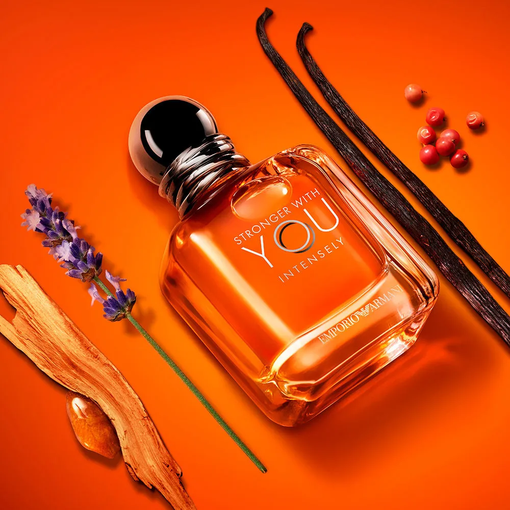 Emporio Armani Stronger With You Intensely água de perfume para homens 100 ml