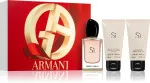 Sì conjunto de presente para mulheres água de perfume 50 ml + gel de banho 50 ml + loção corporal 50 ml 50 ml + sprchový gel 50 ml + tělové mléko 50 ml
