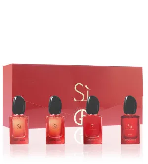 Giorgio Armani Sì conjunto de miniaturas para mulheres