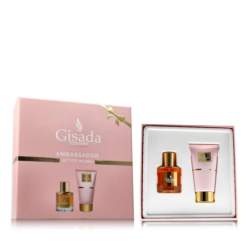 Gisada Ambassador Women eau de parfum para mulheres 50 ml + gel de duche 100 ml