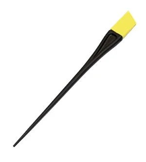 GLYNT SHADOWS Pincel de silicone para cor, amarelo (2,2 cm chanfrado)