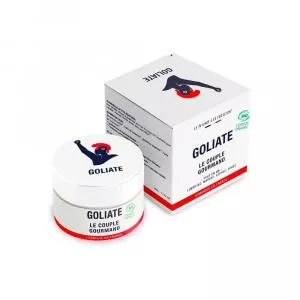 Goliate O óleo de massagem e lubrificante comestível 2 em 1 (50 ml) The Gourmet Couple BIO - com aroma e sabor a nozes