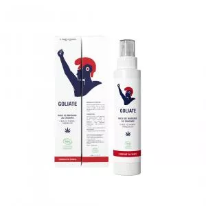 Goliate Óleo de massagem relaxante com cânhamo BIO (100 ml) - adequado para massagens eróticas