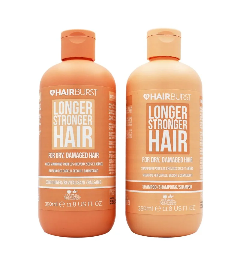 Longer Stronger Hair Dry & Damaged conjunto para cabelos secos e danificados champô 350 ml + condicionador