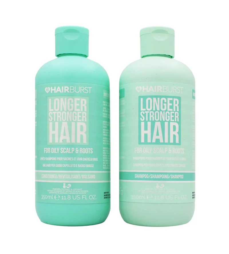 Longer Stronger Hair Oily Scalp & Roots conjunto para cabelos oleosos champô 350 ml + condicionador
